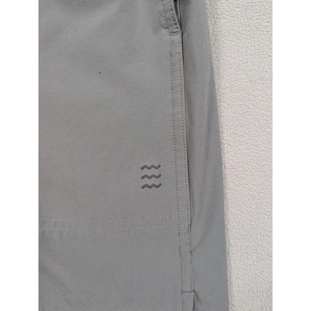 Free Fly Men’s Breeze Active Short 5.5 Inseam Medium Gray Lined Pull On Elastic - Picture 4 of 9